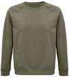 03567 Space SOL'S Unisex Space Organic Raglan Sweatshirt Khaki colour image